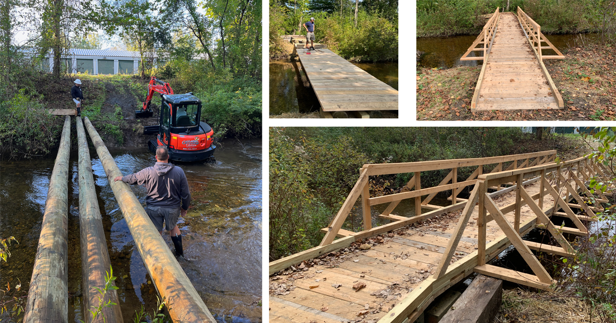 new bridge for Furnace Brook